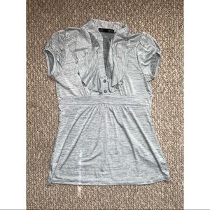 HeartSoul Grey Sleeveless Dress Shirt